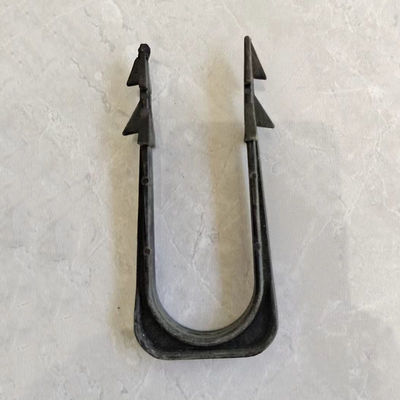 ISO9001 Long Lasting Black Plastic Underfloor Heating Clip  For Concrete Installation