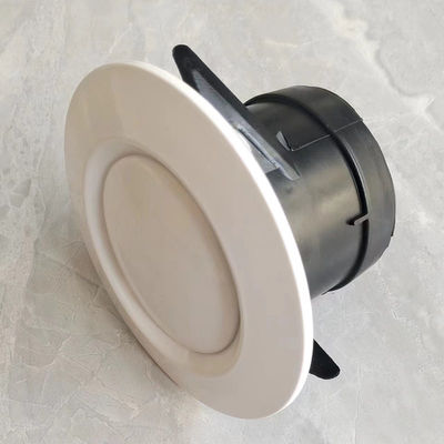 Weather Resistant Plastic Snap On Round Ceiling Air Vent Covers Preventing Insects And Debris Entry With Modern Design