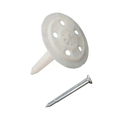 25-250(Mm) White HDPE Spiral Shank Plastic Anchors For Rigid Foam Fixing