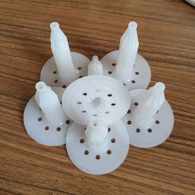 Corrosion Resistant Plastic Insulation Fixing Anchors Spiral Shank White Or Customization - 47mm