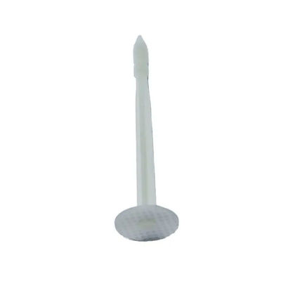 White PE/PP Plastic Wall Insulation Anchors For House Wall Installation Weather Resistance