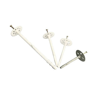 White Insulation Board Anchors 50mm With Weather And Corrosion Resistance