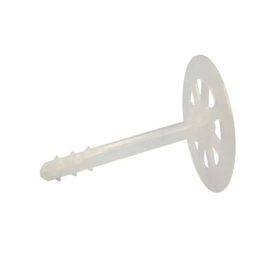 Heat Resistant White Plastic Wall Insulation Anchors PE/PP Various Length Options