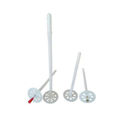 Heat Resistant White Plastic Wall Insulation Anchors PE/PP Various Length Options