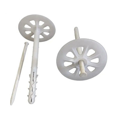 50mm PE/PP Plastic Insulation Fastener With Corrosion Heat And Weather Resistance