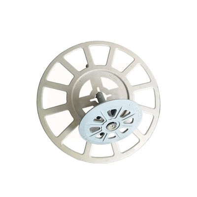 50mm White Plastic Heat Plastic Insulation Fastener Anchor With Weather And Heat Resistance