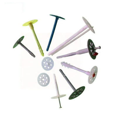 Weather Resistant Plastic Insulation Nails For Foam Board Insulation Secure Wall Installation With Hammer In Method