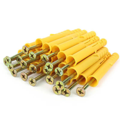 Plastic Expansion Anchor with Inner Nail for Secure Wall/Ceiling Fixing