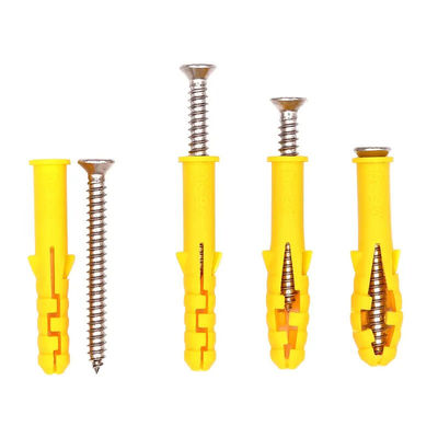 Plastic Expansion Anchor with Inner Nail for Secure Wall/Ceiling Fixing