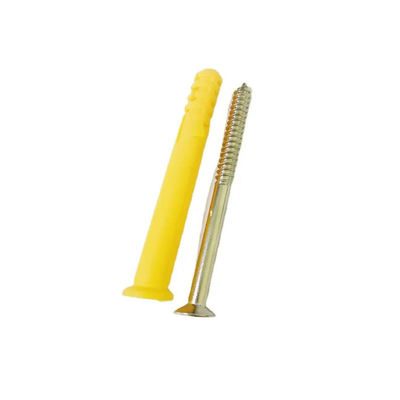 Load Capacity Expanding Screws Plastic Anchor With Mating Screw Nail Length 30mm-300mm Customized Color
