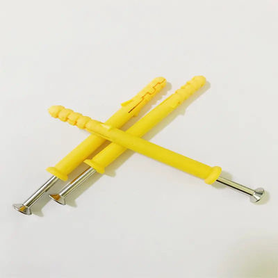 PE / PP / Nylon 30mm-300mm Mating Plastic Plug Screw Anchors For Securing Objects To Walls Or Ceilings