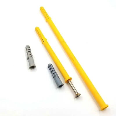 Heavy Duty Nylon Wall Expansion Screw Anchor For Wall / Ceiling Mounting