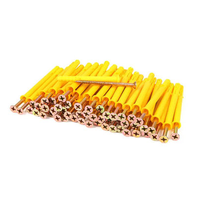 Common Standards Plastic Anchor Screw With Weather Resistance For Wall or Ceiling Fixing