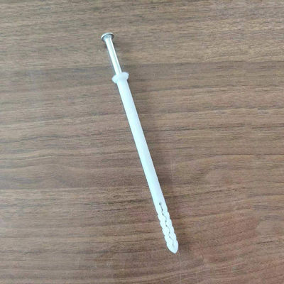 Red And Yellow Nylon Expanding Plastic Anchor Screws For Wall And Ceiling Mounting