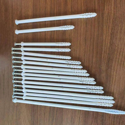 Load Capacity PE PP Nylon Plastic Sleeve Anchor For Secure Wall / Ceiling Object Mounting