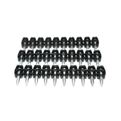 Straight Shank Gas Nails Cold Galvanized Steel Concrete Nails Rust Resistant Smooth Design