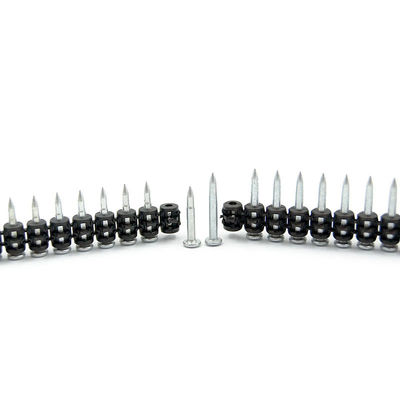 Grooved Shank Steel Flat Head Nail Rust Resistant Cold Galvanized Construction Nails
