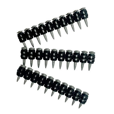 Smooth Cold Galvanizing Gas Nails For Building Construction Flat Head Type Steel Concrete row nails