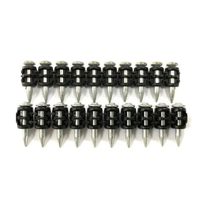 Smooth Cold Galvanizing Gas Nails For Building Construction Flat Head Type Steel Concrete row nails