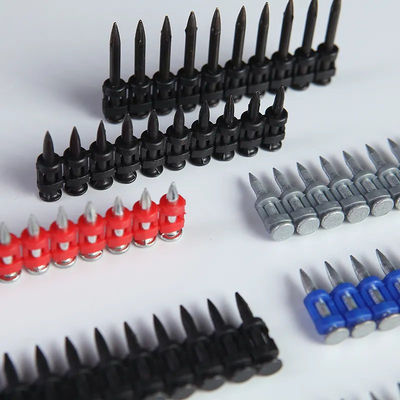 Straight Shank Gas Nails Cold Galvanizing Steel Concrete Nails With Flat Head
