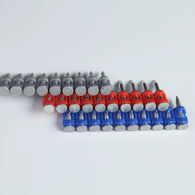 Galvanizing Gas Nail Cold Galvanized Steel Concrete Row Nails Straight Shank Smooth Fluted Available OEM