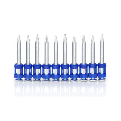 OEM Steel Flat Head Concrete Nails For Building Construction , Gas Nails