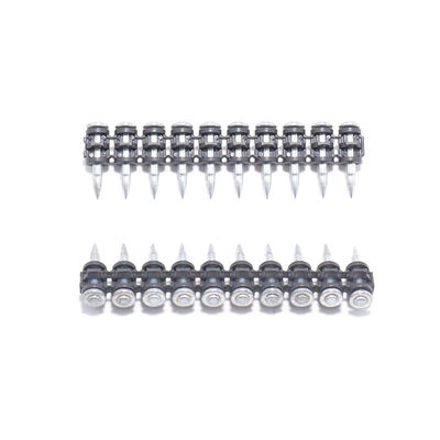 Rust Resistant Flat Head Cold Galvanized Steel Concrete Nails / Row Nails