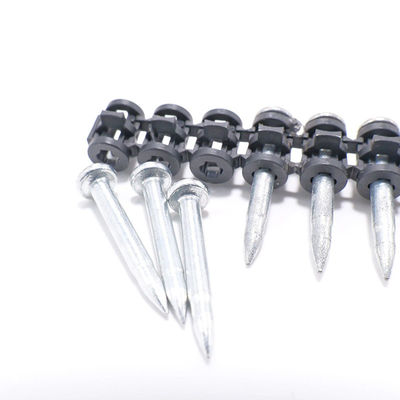 Rust Resistant Flat Head Cold Galvanized Steel Concrete Nails / Row Nails