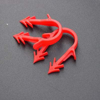 Red Self Adhesive Clips For Underfloor Heating Pipes  Secure Installation Ufh Clips