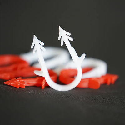 Durable White Underfloor Heating Pipe Clips For Securely Mounting Pipes On Various Surfaces