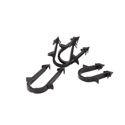 Waterproof Black Underfloor Pipe Clips For Securely Attaching Underfloor Heating Pipes