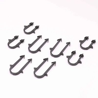 Waterproof Black Underfloor Pipe Clips For Securely Attaching Underfloor Heating Pipes