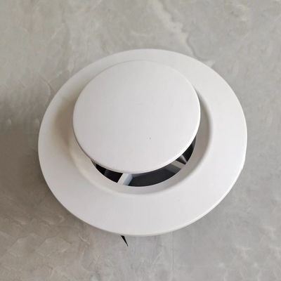 Snap On Plastic Air Round Vent Cover / Outlet Cover With Insect Prevention And Weather Resistance