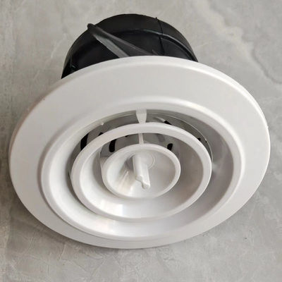 Secure Snap On Modern Plastic Round Ceiling Vent Covers Prevent Insect / Debris Entry