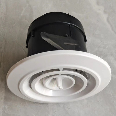Secure Snap On Modern Plastic Round Ceiling Vent Covers Prevent Insect / Debris Entry