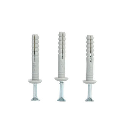 Nylon Expansion Plastic Anchor Screw With Corrosion Resistance Load Capacity For Secure Wall Or Ceiling Installation