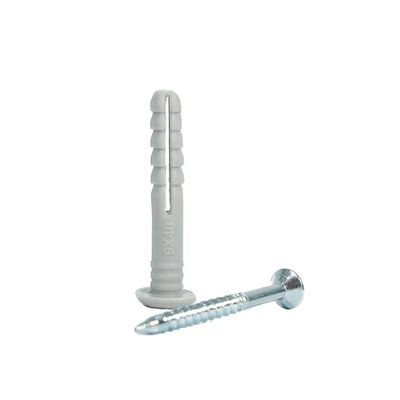 Red And Yellow Plastic Anchors Weather Resistant Expansion Anchor With Load Capacity