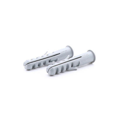 Load Capacity Plastic Expansion Anchor Screw Weather Resistant With Inner Nail Concrete Wall Plugs
