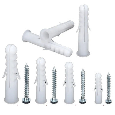 Load Capacity Nylon Expansion Anchor With Inner Nail For Corrosion Resistance expanding plastic anchor