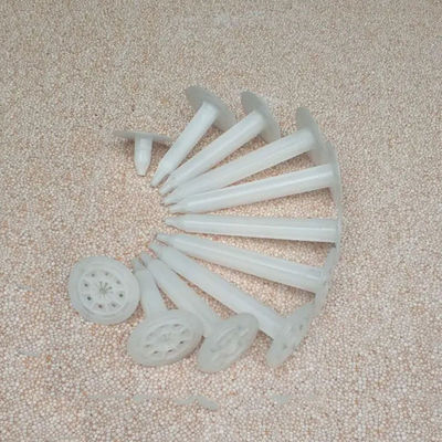 Spiral HDPE Flat Head Anchor Insulation Nail For Wall Insulation Fixing Anchors