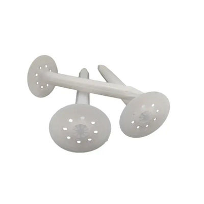 HDPE Spiral Shank Wall Insulation Anchors Nail 42-62mm Corrosion Resistance