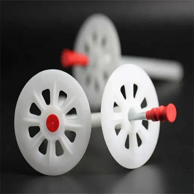 25-250(Mm) White HDPE Spiral Shank Plastic Anchors For Rigid Foam Fixing