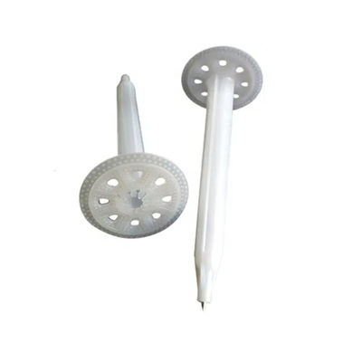 Heavy Duty Flat Head Wall Insulation Anchors For Brick And Concrete Walls