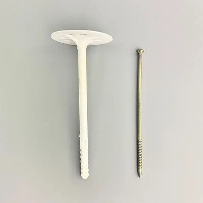 50mm White Plastic Insulation Anchor with Corrosion Resistance for House Wall Heat Insulation