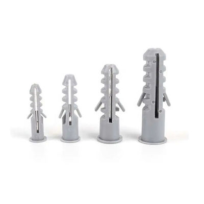 PE / PP / Nylon Load Capacity Anti Corrosive Plastic Expansion Nail Plugs Length 30mm-300mm